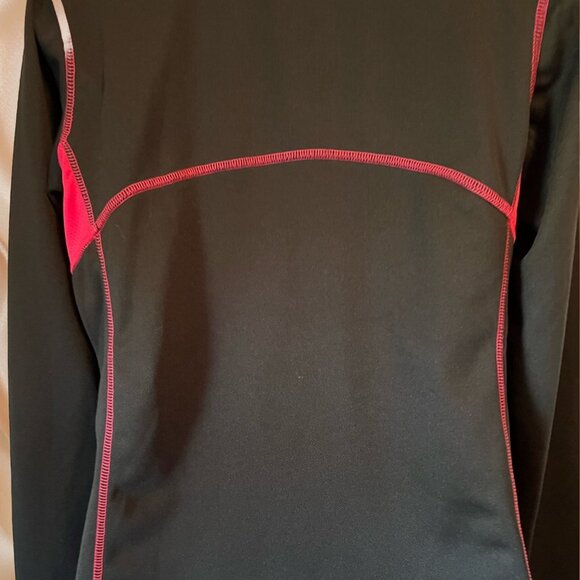 Fila Sport Running Half Zip Pullover Pink/Black Small - Picture 3 of 4